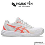 Giày Tennis Asics Nữ chính hãng mới ra 2024 | Asics Court Slide 3 | White/Orange