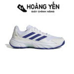 Giày Tennis Nam Adidas Courtjam Control 3 - Trắng Xanh | Mới Ra 2024