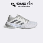 Giày Tennis Nữ Adidas BARRICADE 13 Chính Hãng 2024 - Trắng Bạc