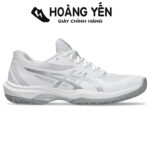 Giày Tennis Asics Nữ Game FF Chính Hãng | Trắng Bạc | Mẫu Mới 2025