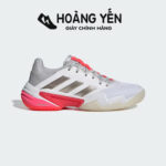 Giày Tennis Nữ Adidas BARRICADE 13 Chính Hãng 2025 - Trắng Hồng Neon