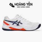 Giày Tennis Asics Nam Gel Dedicate 8 Chính Hãng | Trắng Cam